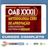 OAB XXXII CERS: Método CERS de Aprovação - CERS
